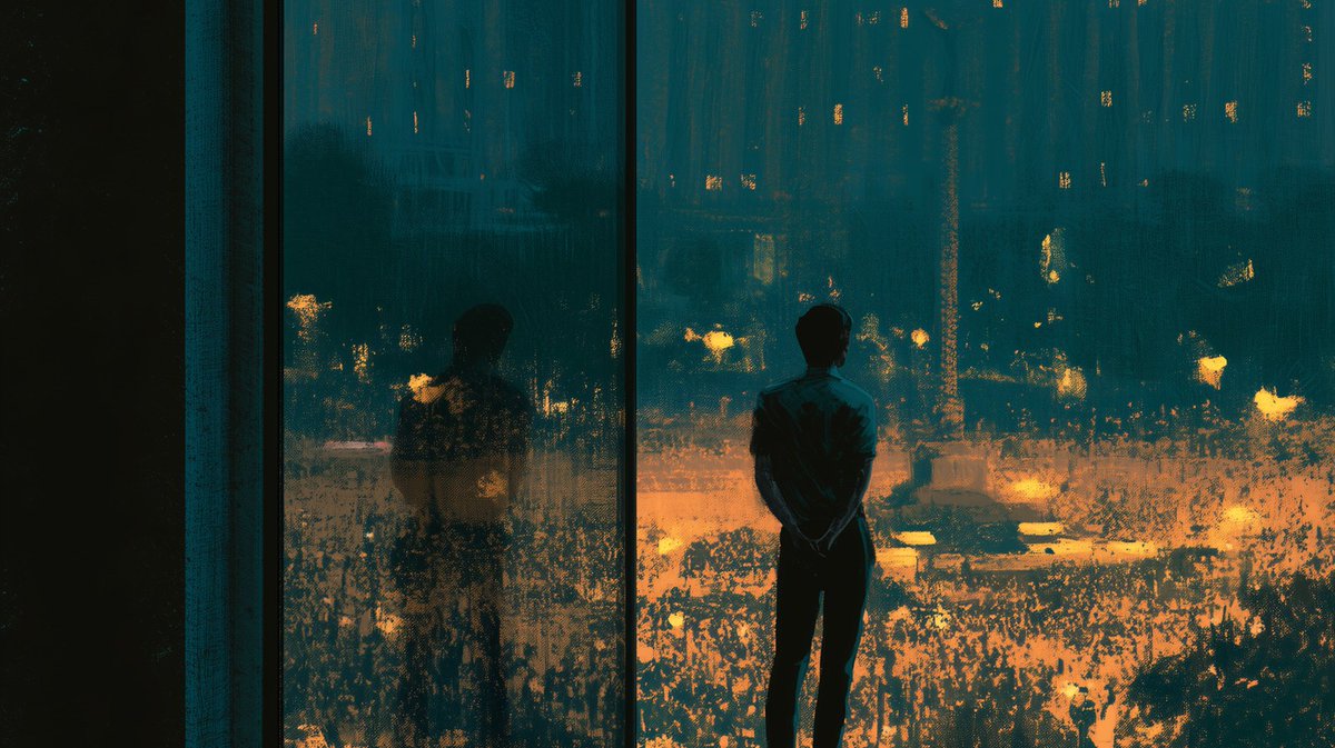 SklcGames's tweet photo. The view from the top floor, the night the promises ran out. Demockracy — free demo on Steam 👇 https://t.co/wnD5TSxvP3
#indiegame #indiedev #gamedev https://t.co/pc49taoEGR