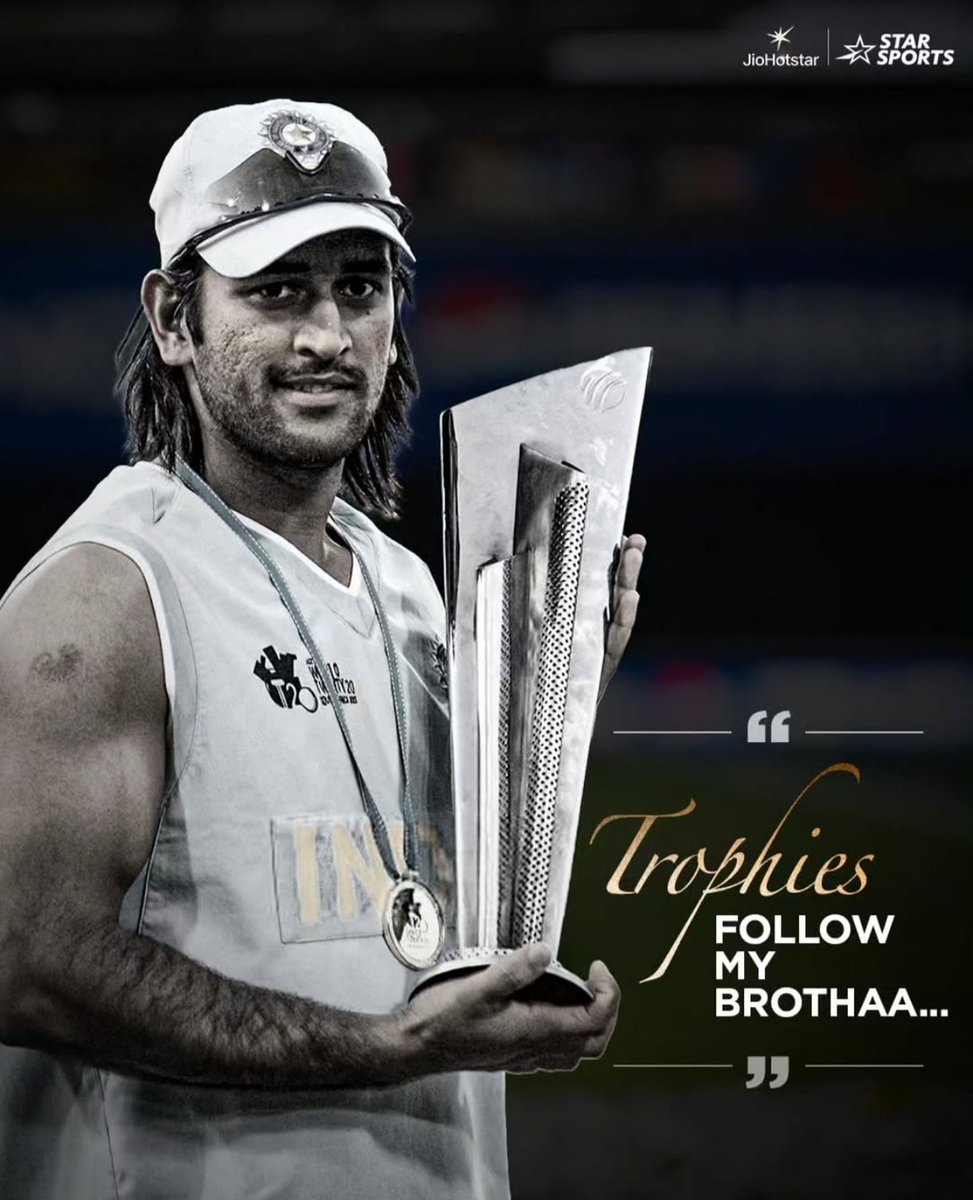 CricCrazyJohns's tweet photo. STAR SPORTS POSTER FOR THALA DHONI 🐐 https://t.co/iK0TcZQxtI