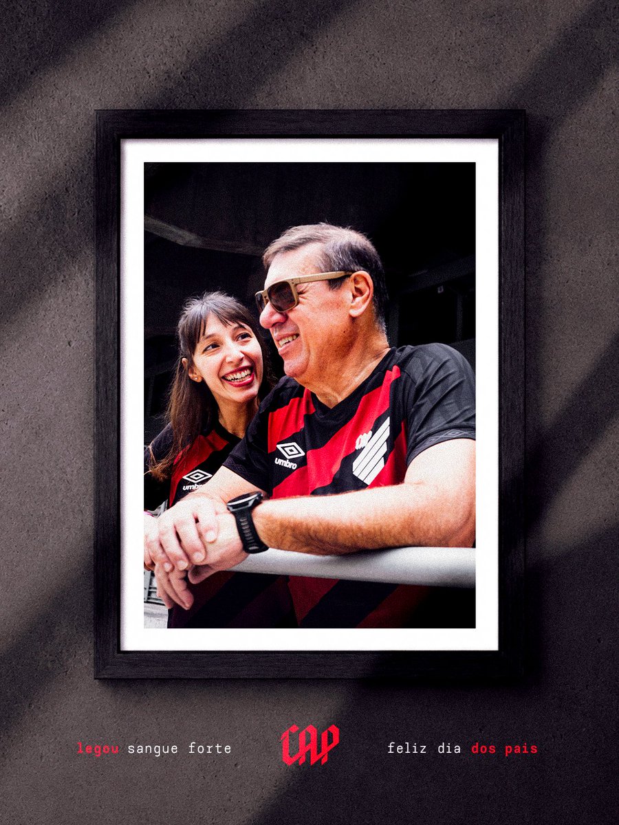 AthleticoPR's tweet photo. Nos legou o sangue forte ❤️🖤

Um Feliz Dia dos Pais a todos que ensinam o amor pelo Furacão de geração em geração. https://t.co/SmzMpgpU3o