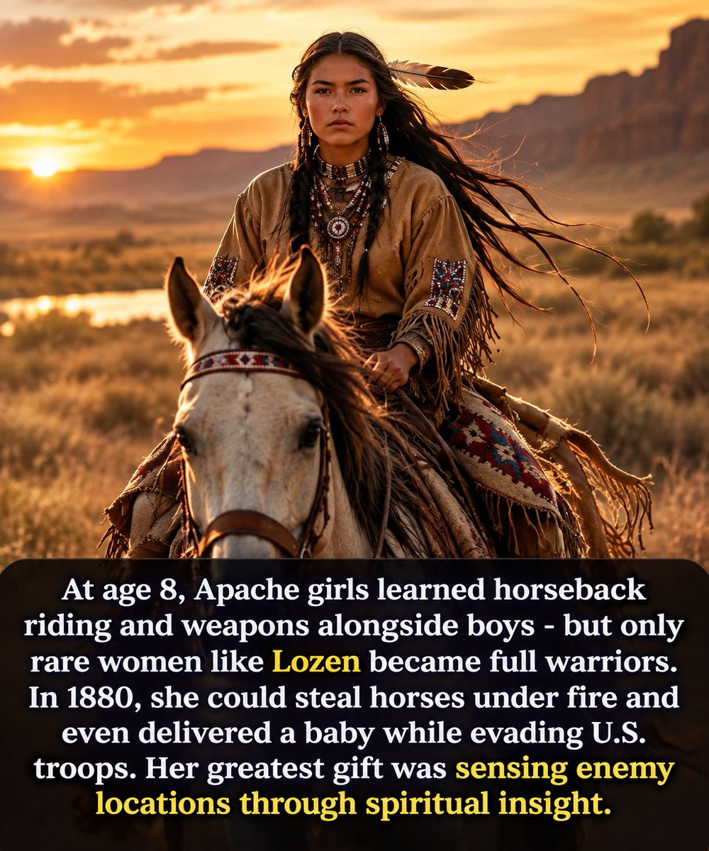 _native_history's tweet photo. Born into a world where courage was expected, Lozen became a symbol of strength, skill, and resilience. 🪶🐎
Some stories were never meant to be forgotten. Do you know Lozen’s story? ❤️🔥
#Lozen #ApacheHistory #NativeAmericanHistory #IndigenousHistory https://t.co/xMovxNRbBt