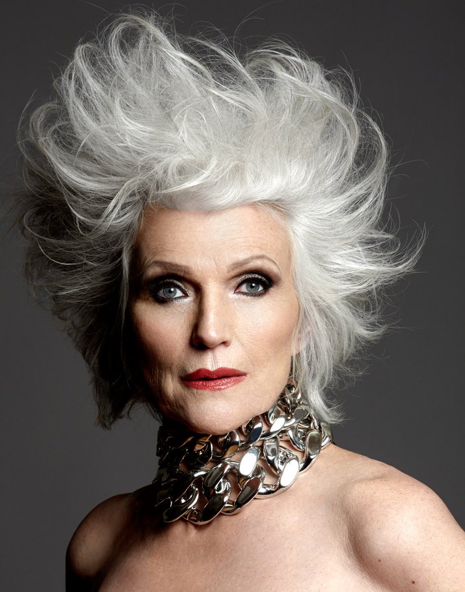 mayemusk's tweet photo. In my early 60s, I was doing mainly paid commercial jobs. When I was asked to do a free creative photoshoot for a makeup book I didn’t quite understand what they meant, but took a chance. The creative team was very talented. I had no idea the photos would look so good. This slow change from catalogs to couture is in my new book coming out mid-September. @XFashion 
TIMELESS- The Art of Reinvention and Resilience at Any Age 📕 
 https://t.co/W9KRc2KNbf