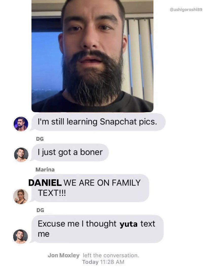 ushigoroshi89's tweet photo. ‘the death riders group chat’ https://t.co/e9FkfL44Mg