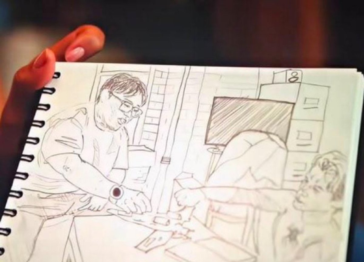 sekkyoku's tweet photo. Un dato curioso sobre #SpiderManUnNuevoDía 

El dibujo que hace MJ no lo dibujó #Zendaya, sino #PatrickHolland, "Paddy", el hermano de #TomHolland. 

#spidermam #spidermanbrandnewday https://t.co/ukmpFpoIw3