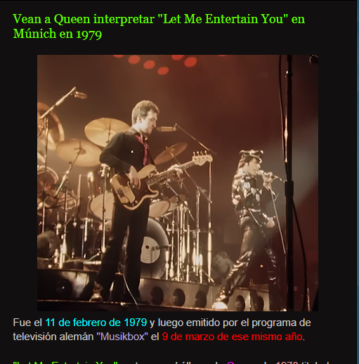 BrujitoHechizer's tweet photo. En el blog @QueenWillRock https://t.co/Uhr5TLapmO
#NietoNiLoOtroDeTodoUnPoco #Escritor #filosofo #musica #BrujitoHechizero #queen #livemusic #liveperformance #live #letmeentertainyou #jazz #Alemania #musikbox #HardRock https://t.co/v23IoQkRAZ