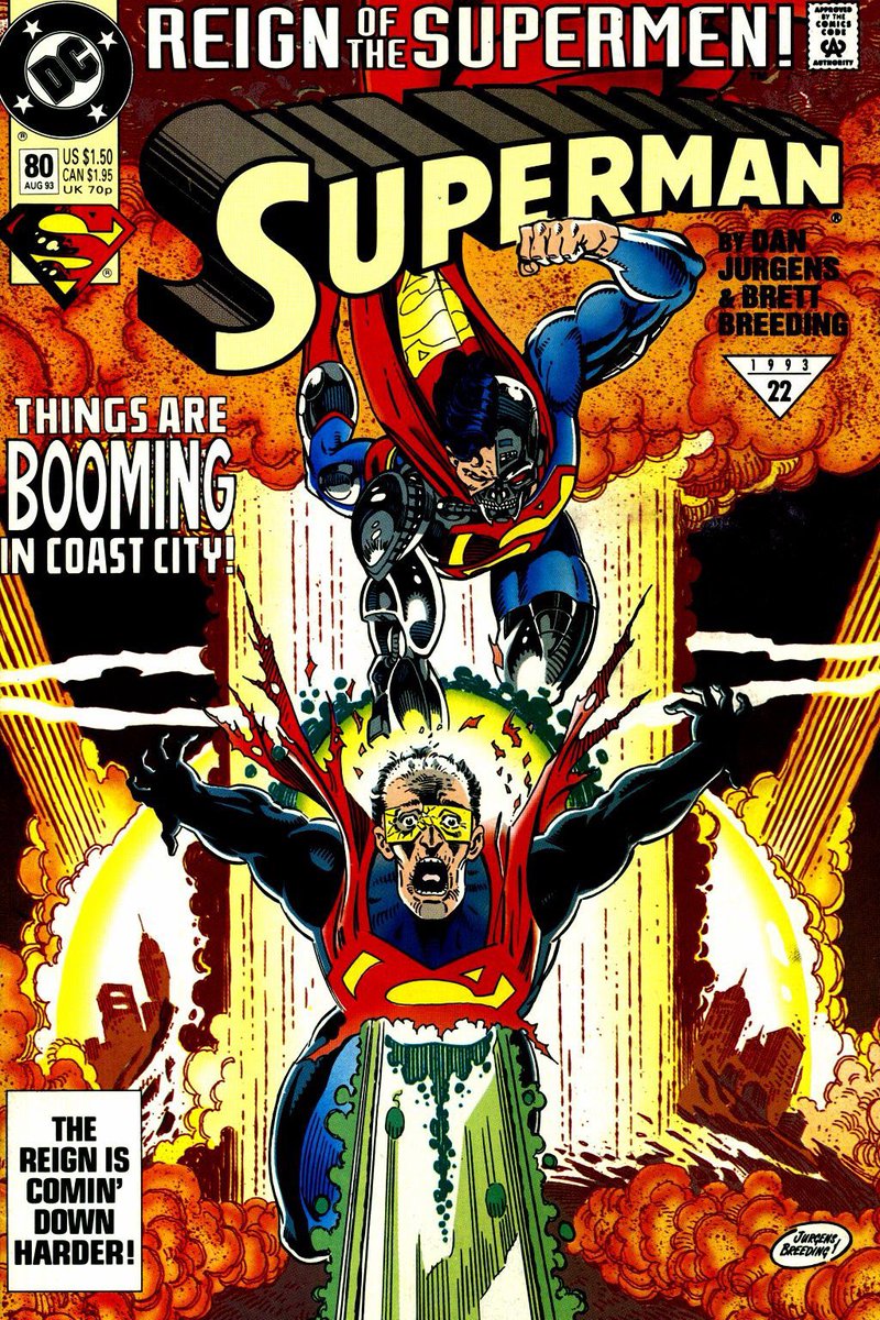 dctrinity90s's tweet photo. The Eradicator Saga! (Last Son Of Krypton) Reign Of The Supermen! Chapter 07 - New Earth Date: August 1993 - Storyline: Deadly Alliance #TheEradicator https://t.co/1Wv4hcOk9w