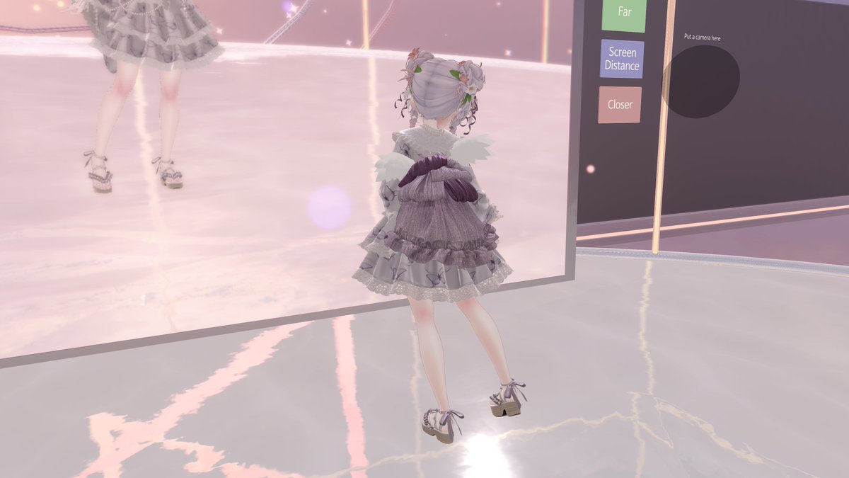 shine_trick's tweet photo. 後ろ視点から見ると小さいな私、MMDワールドなので普段見えない角度から見れる https://t.co/TzwHNLxQN7