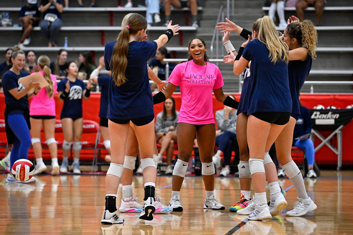 lorenziniphotog's tweet photo. All four Lady Jags VB teams were in action this morning wrapping up scrimmages. The season officially begins Monday 8/10 in Allen. If you can't make that, they play at home on Tuesday 8/11 vs Byron Nelson (who is currently on a 78 match winning streak). https://t.co/ZSGRc0GdiG