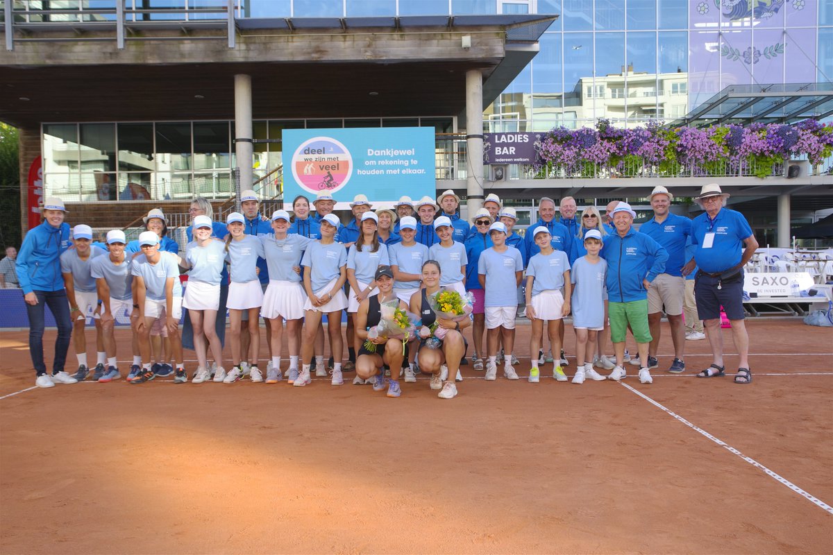 fltkoksijde's tweet photo. Kaat Coppez and Loes Ebeling Koning won the doubles final. They defeated Julia Adams and Merel Hoedt 7–5, 3–6, 10–5 and are the winners of the anniversary edition of the FLTK.
#tennis #itf #W75 #fltkoksijde #ITFWorldTennisTour order of play and draw on https://t.co/gjD3JcrotL https://t.co/h9F4rRYn5c