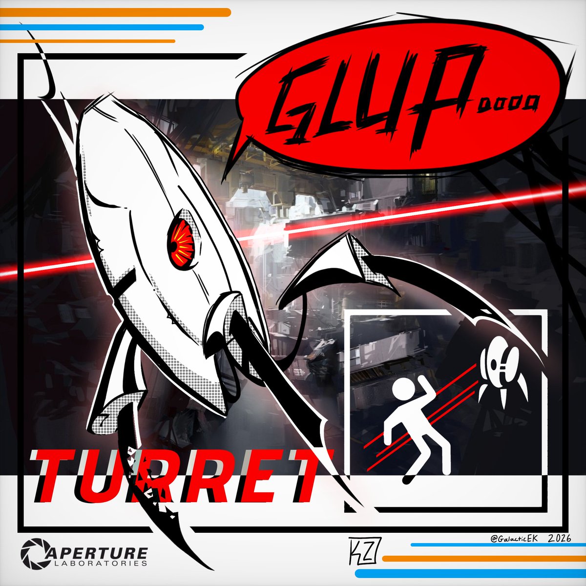 GalacticEK's tweet photo. Turret 
#portal2 https://t.co/icCZ6MHJNa