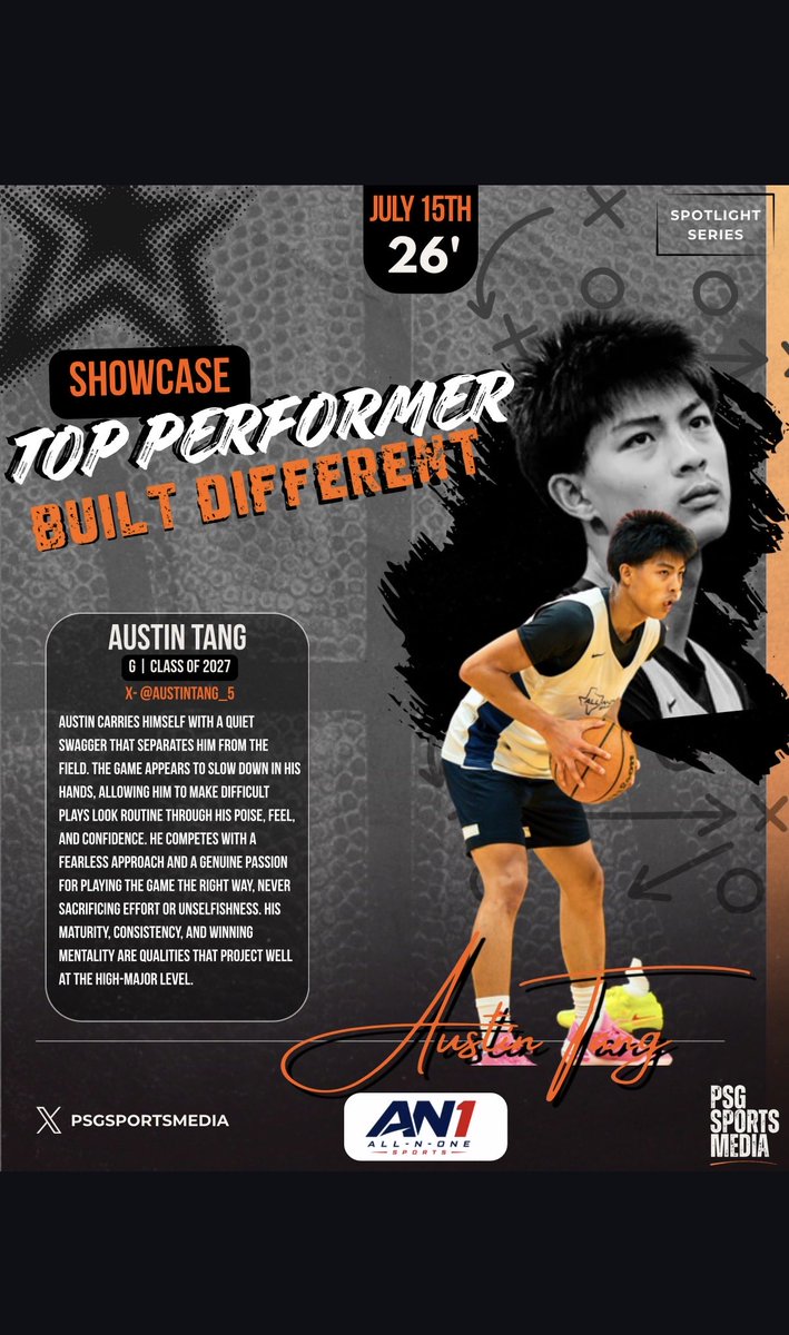 AustinTang_5's tweet photo. Thank you to @PSGSportsMedia for the coverage, and thank you coaches for your time at the @AllNOneSports1 showcase. It was a great experience. 

@AHSdawg_hoops @ShaneBryant31 https://t.co/585bXjR62Q