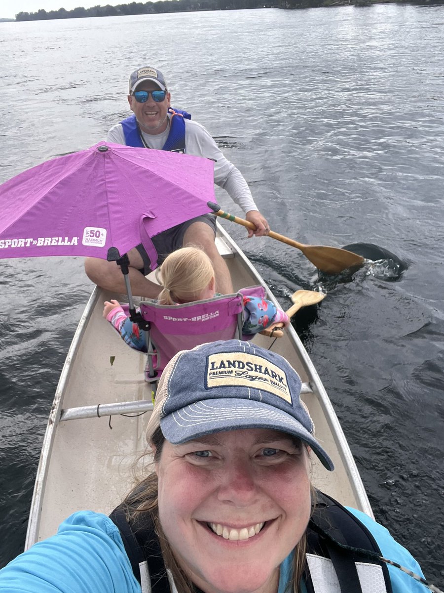 NikkiG117's tweet photo. 🛶🌊 Out on the St. Lawrence for a little canoe adventure, island exploring, and what we’re calling a gourmet lunch… if you’re willing to be generous with the word “gourmet.” 😂

We paddled out to an island or two and dug into some freeze-dried meals like true wilderness chefs. https://t.co/MNzvX1g0J3