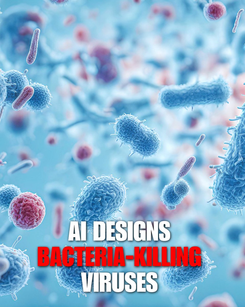 foxnewshealth's tweet photo. WHEN ANTIBIOTICS FAIL: What happens when the medicines we rely on stop working against dangerous bacteria?

Stanford researchers are exploring whether AI could help find another way.

Using generative AI, scientists designed new bacteriophages — viruses that specifically attack bacteria — and tested nearly 300 of them against E. coli. They identified 16 standout performers, some of which performed better in lab testing than the natural phage they started with.

Why should you care? Antibiotic resistance is making some infections increasingly difficult to treat. AI-designed phages could someday give doctors another tool for fighting bacteria that no longer respond to traditional antibiotics.

It’s early research, but it’s a compelling example of AI being used to tackle a health challenge that could affect all of us.

Read more: https://t.co/mQJTNzMWi5

See more health news: https://t.co/3t9mqAXqqe