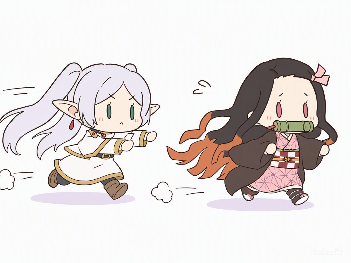 whatif_onesan's tweet photo. demon detected... must chase 🏃‍♀️💨
#frieren #nezuko #crossover https://t.co/LHydbwRlDb