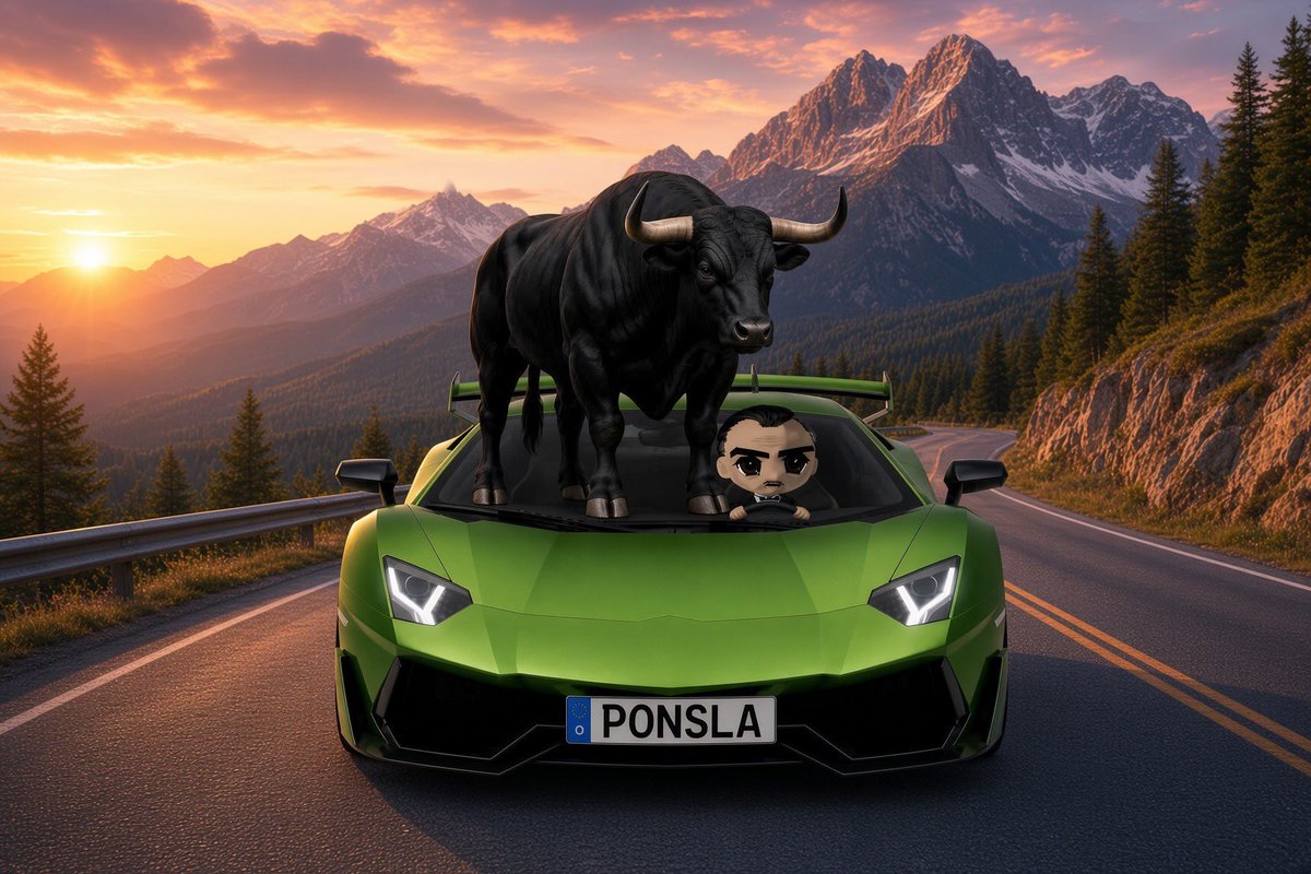 PonslaRH's tweet photo. @VitoNakamoto In a $PONSLA with the black bull https://t.co/kblTIRJ438