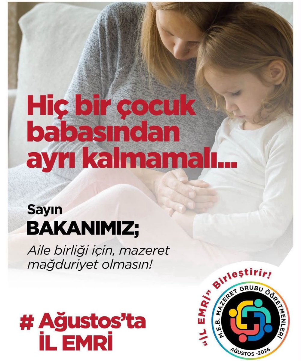 newa7's tweet photo. Bir öğretmenin en güzel huzuru ailesinin yanında görev yapabilmek. Sayın Bakanım @Yusuf__Tekin, Aile Yılı’nda bu huzuru daha fazla öğretmen ailesine yaşatacak güzel bir haber bekliyoruz. @tcmeb @_aliyalcin_ @ProfDrAGurcan @Yasingrms0 #Agustostailemri https://t.co/tH8be9GFeO