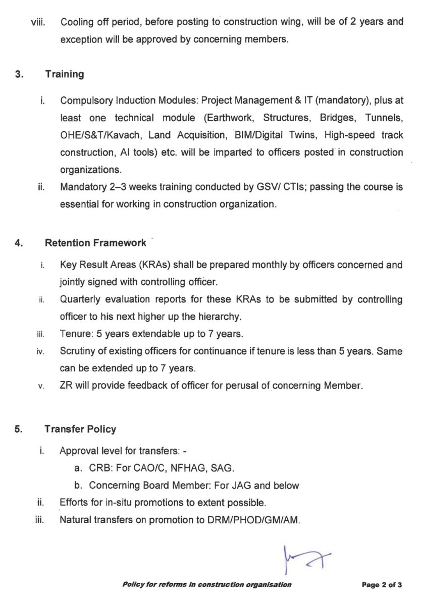 Railwhispers's tweet photo. 1/2
A letter directly antithetical to the PM’s core vision of "Less Government—More Governance" & reducing decision-making layers.
The #RlyAct designates the #GM as the ultimate "#Master" of a Zone—answerable statutorily for all #safety & execution in his territory.
@RailMinIndia https://t.co/7Hpfzo3av8