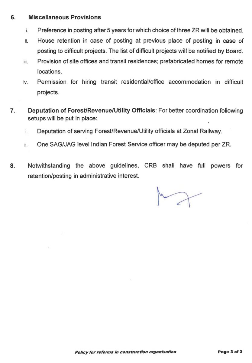 Railwhispers's tweet photo. 1/2
A letter directly antithetical to the PM’s core vision of "Less Government—More Governance" & reducing decision-making layers.
The #RlyAct designates the #GM as the ultimate "#Master" of a Zone—answerable statutorily for all #safety & execution in his territory.
@RailMinIndia https://t.co/7Hpfzo3av8