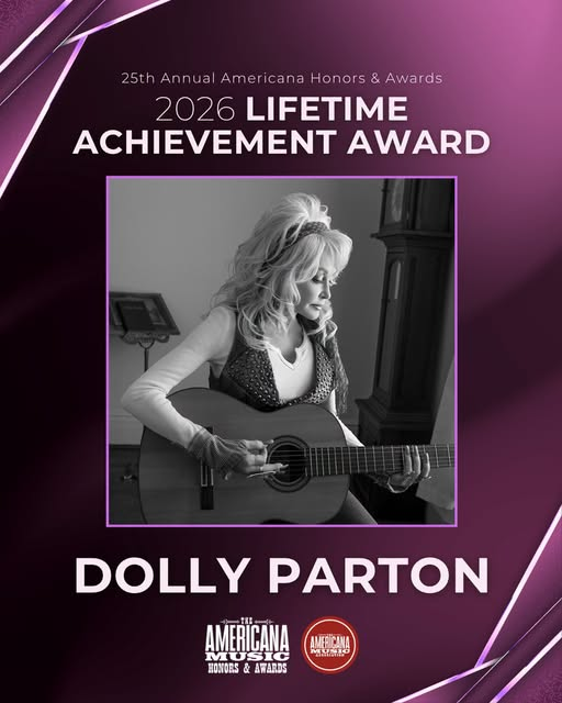 224JudyWilliams's tweet photo. The Country Music Association is proud to announce that global music icon Dolly Parton will receive the prestigious Lifetime Achievement Award at the 2026 Country Music Awards https://t.co/kTEwnPkOYB