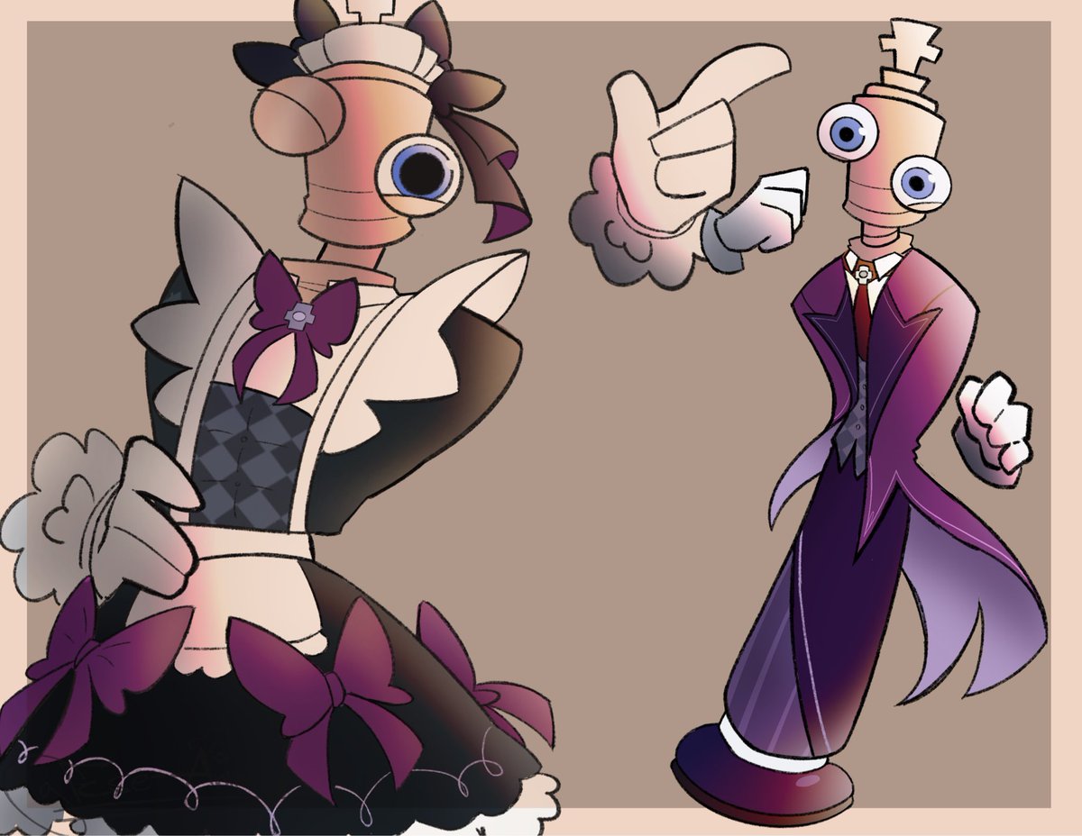 Midnightzon22's tweet photo. Maid outfit (1/2) 
#tadc #tadcfanarts #tadcmaid https://t.co/vRs4buZOxe
