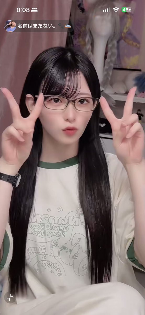 yabyyaby's tweet photo. ねこさんのTiktok配信❣️
途中寝落ちてしまった😪
まつげきゅるりんしてエクステでロングねこさん、久々ロングかわゆぅ🥹
夏コミ初出し情報ッ🫪なんとアイスの当たり棒とおそろっちブレスレットが夏コミで？！🫣
詳細はまたお品書きに載ってくるかしら🫶
あと1週間…ほんま楽しみ！(∩´∀`∩)💕 https://t.co/PZzBwW14OA
