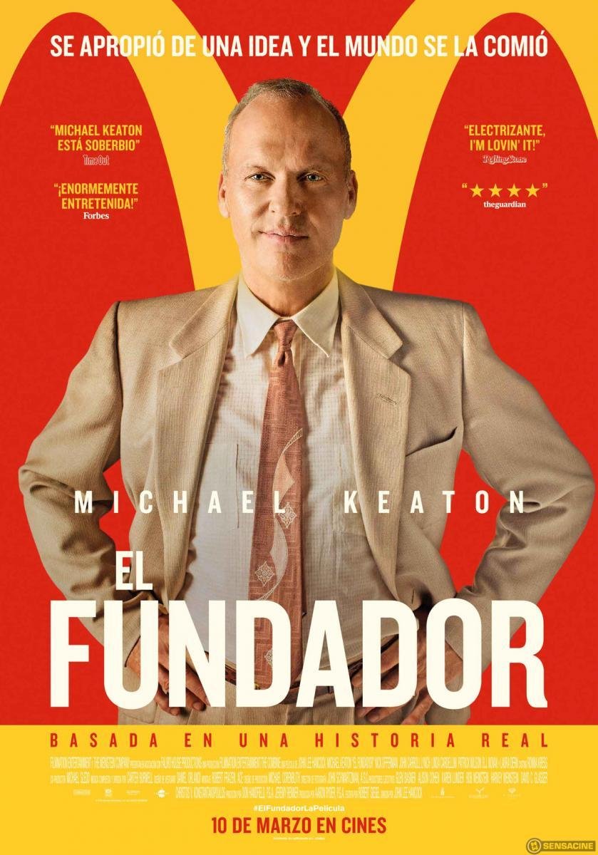 NuriaBarsan's tweet photo. 15 Películas de NEGOCIOS que te enseñarán más que la mayoría de másters:

1. The Founder (2016) / El fundador / Hambre de poder https://t.co/53VxFt8F9L