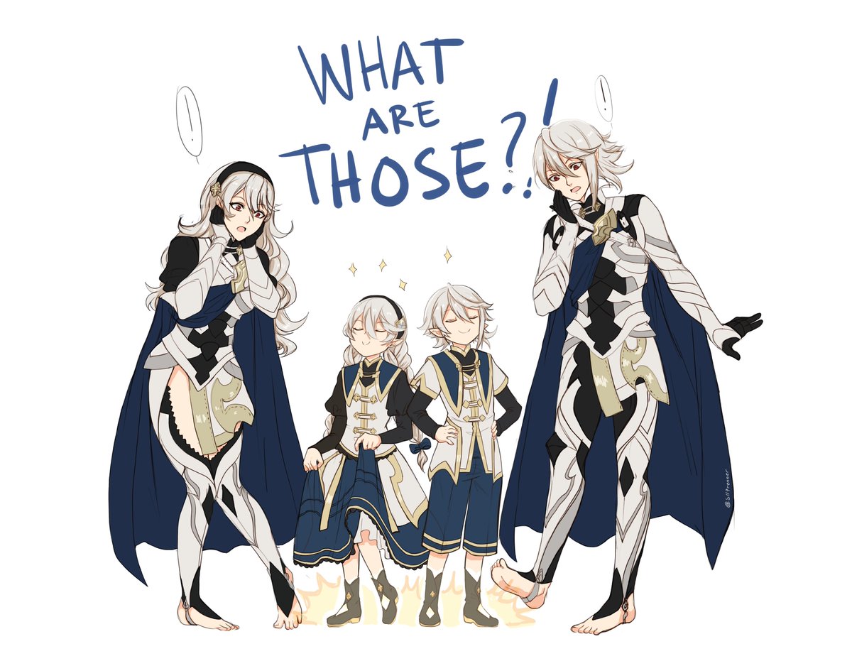 s117renner's tweet photo. Corrin discovers shoes. #FEH #fireemblem https://t.co/GWEPWnT9Vm