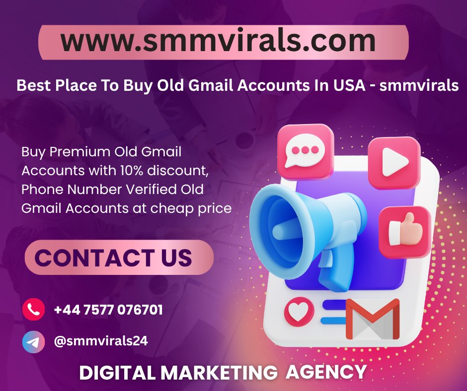 AllenTucker2025's tweet photo. Quote by 1 Best Sites to Buy Gmail Accounts in Bulk....smmvirals

#Bulk
#Premium
#USA
#UK
#PVA
#smmvirals

https://t.co/fUO4WKo839 https://t.co/CQ3ikjBp2U