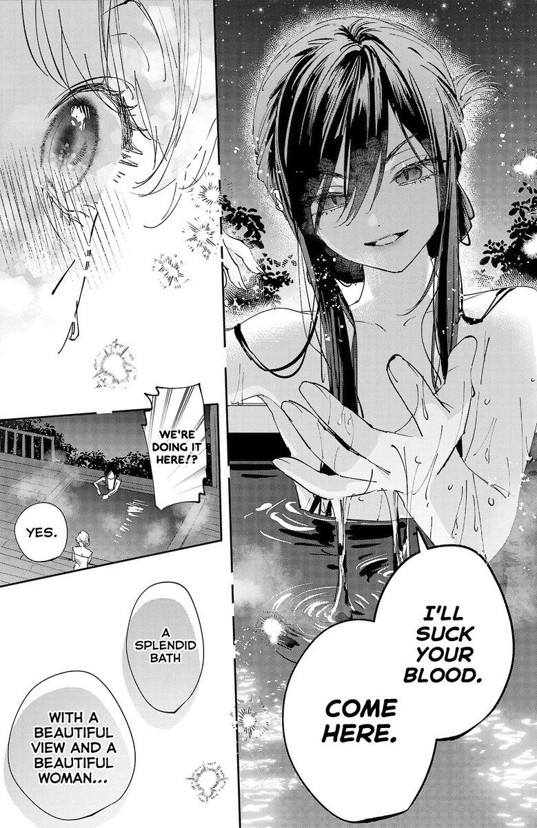 SoulMagicYS's tweet photo. NOW WE’RE GETTING VAMPIRE YURI BATH CHAPTERS???🧛‍♀️👩‍❤️‍👩🛁

My word, no wonder poor Wakana couldn’t handle the heat!😳😵‍💫♨️ https://t.co/bowcDH0bAT