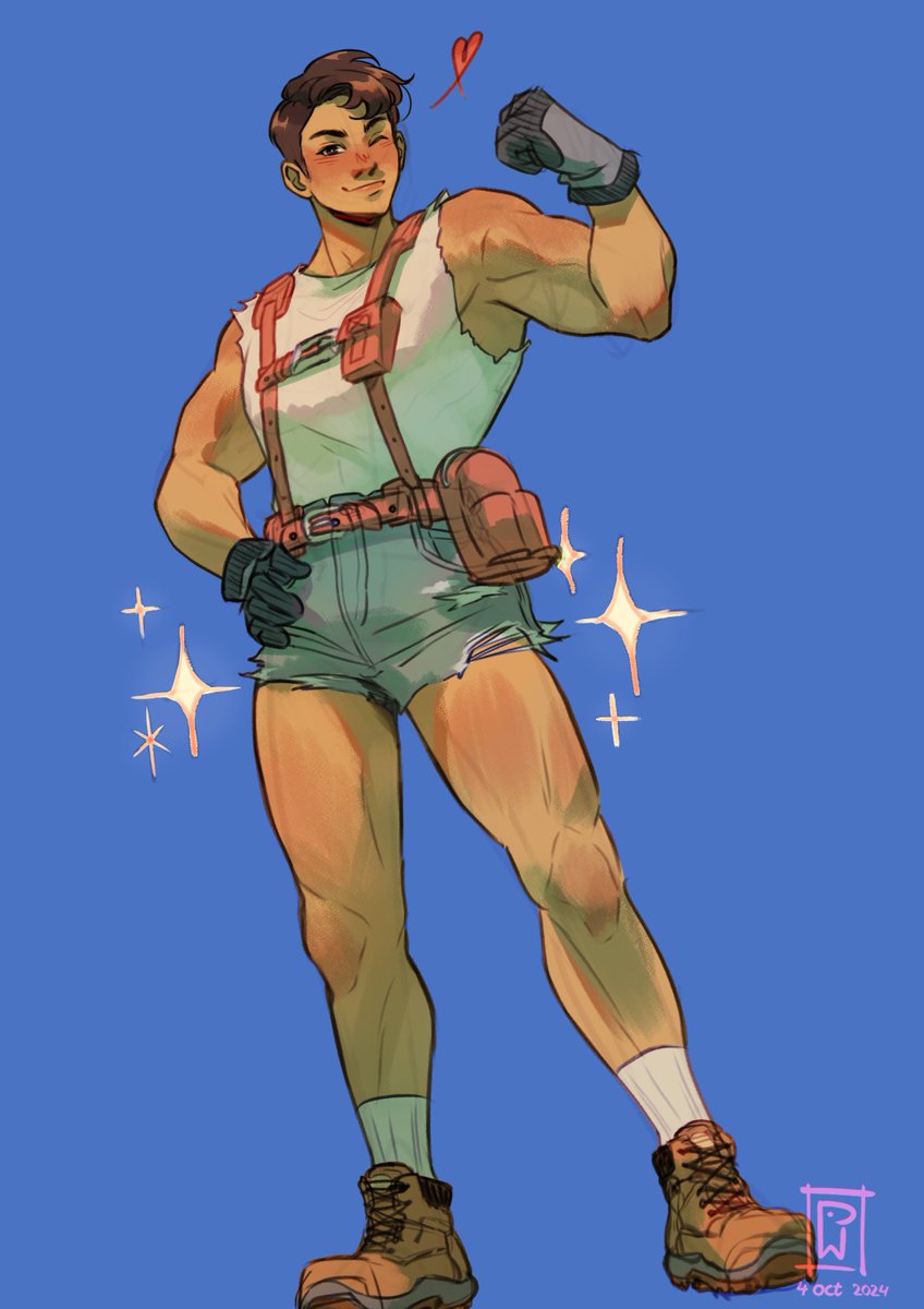 kamayart's tweet photo. Imagine shorts... but like... even shorter.
#fieldsofmistria https://t.co/TvYfV3cEfy