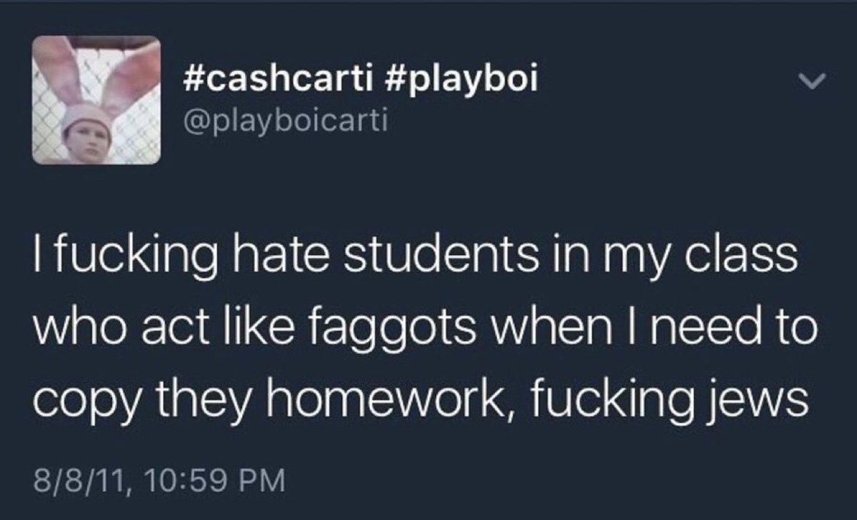 RapWikip's tweet photo. Deleted Playboi Carti tweet about homework from 15 years ago today (2011) https://t.co/VEIzPD3wlJ
