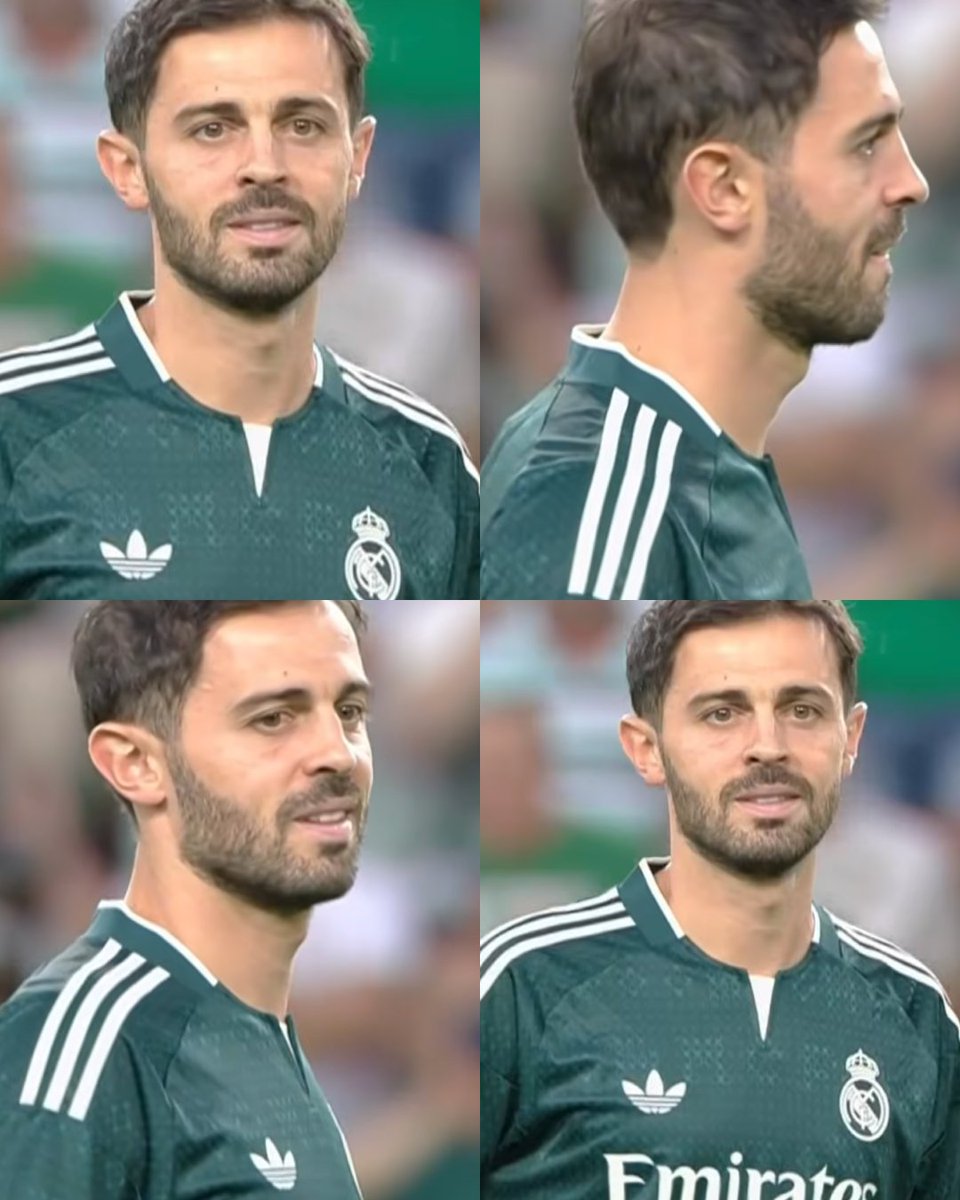InvictosSomos's tweet photo. La felicidad de Bernardo Silva durante su debut con el Real Madrid. Sin duda, uno de los fichajes que más ilusionan al madridismo. El club más grande del mundo reforzó su mediocampo con un terreno absolutamente legendario. El futbolista más ganador en la historia del Manchester City ya se presentó con El Rey de Europa. REFUERZO QUE ILUSIONA.