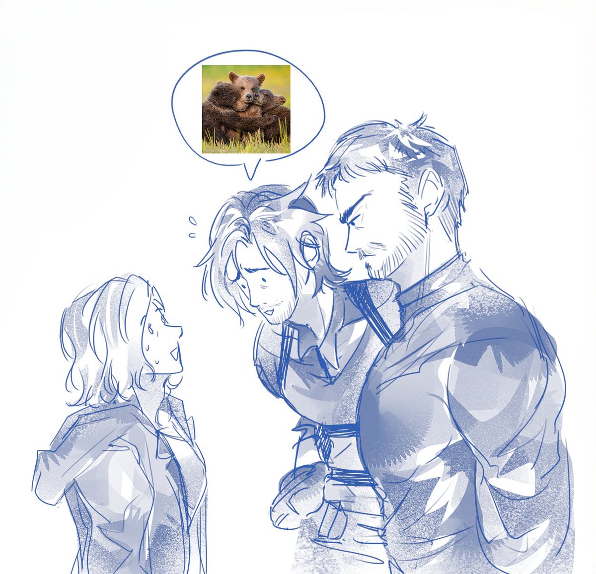was_a_fish's tweet photo. he's just a tiny bear Grace https://t.co/wkcgAYtFSM