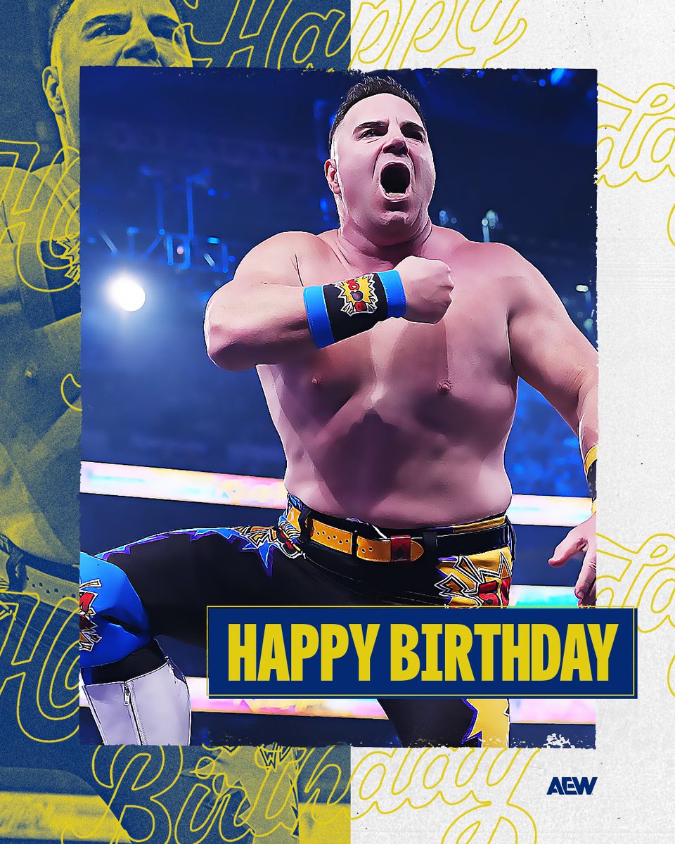 AEW's tweet photo. Happy Birthday Big Boom @ajbefumo! https://t.co/K9PApv0zyv