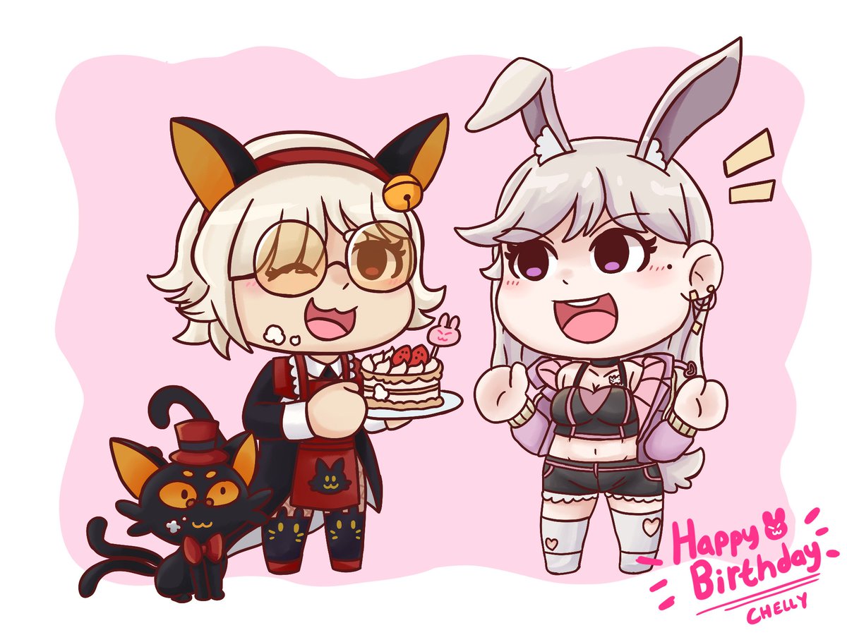 pika_chany's tweet photo. HBD admin kelinci @McBunnyChelly ๐ฐ
Telat dikit hehe
#chellillust #chibi #vtuber https://t.co/rZm08TVaHM