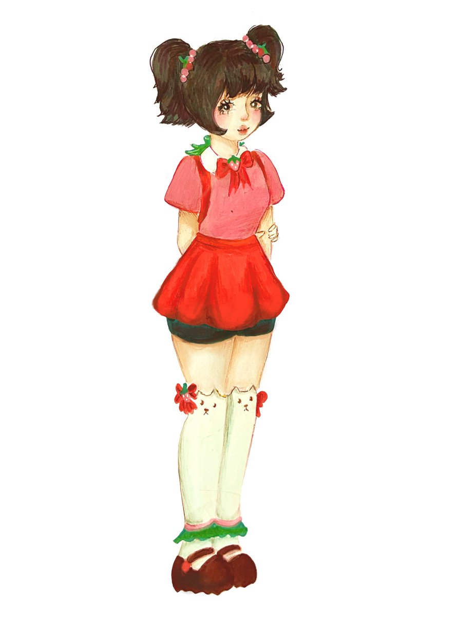 adiyanoo's tweet photo. Strawberry girly 
A pretty girl in pretty strawberry themed clothes!
#nft #shillnft https://t.co/zXyZqH7zIG
