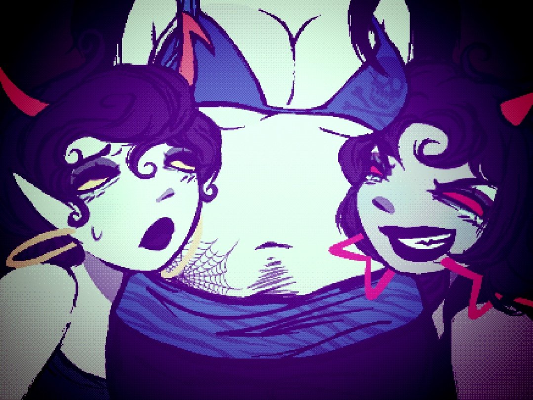 kouigns's tweet photo. sorry for party rocking #homestuck https://t.co/dPWeyQgxzu