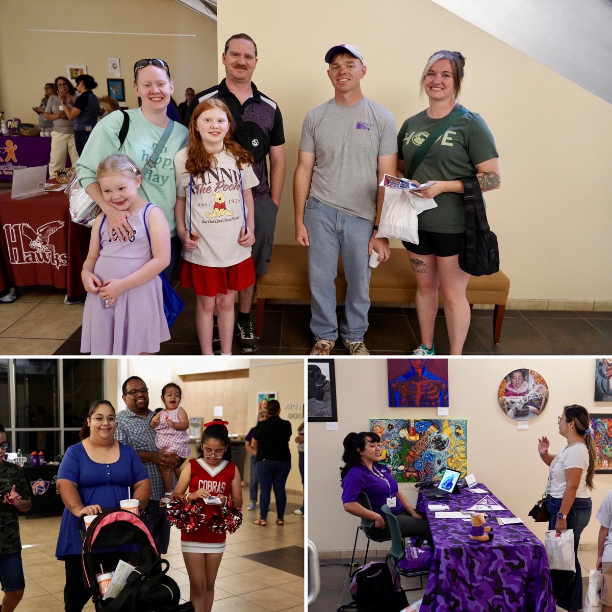 SocorroISD's tweet photo. Today, our #TeamSISD Military Recruitment & Information Expo brought military-connected students and families together with district teams and community partners to connect, share resources and build relationships. We’re proud to support the military families who are an important part of Socorro ISD. 🇺🇸