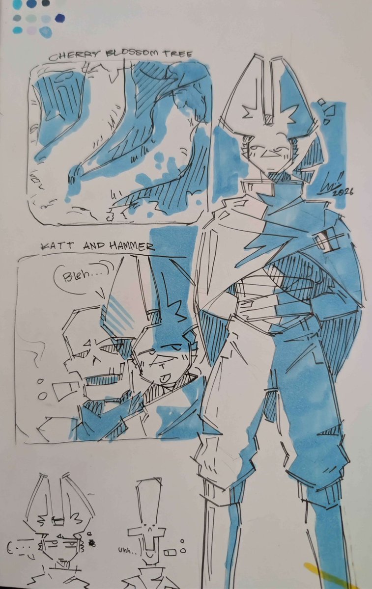 Its_Da_Toastt's tweet photo. Sketchbook art !!
I just got a new sketchbook cus my old one felt too big :P
#originalcharacter #sketchbookart #artist #traditionalart #art #fyp https://t.co/jrZ9z6CxbE