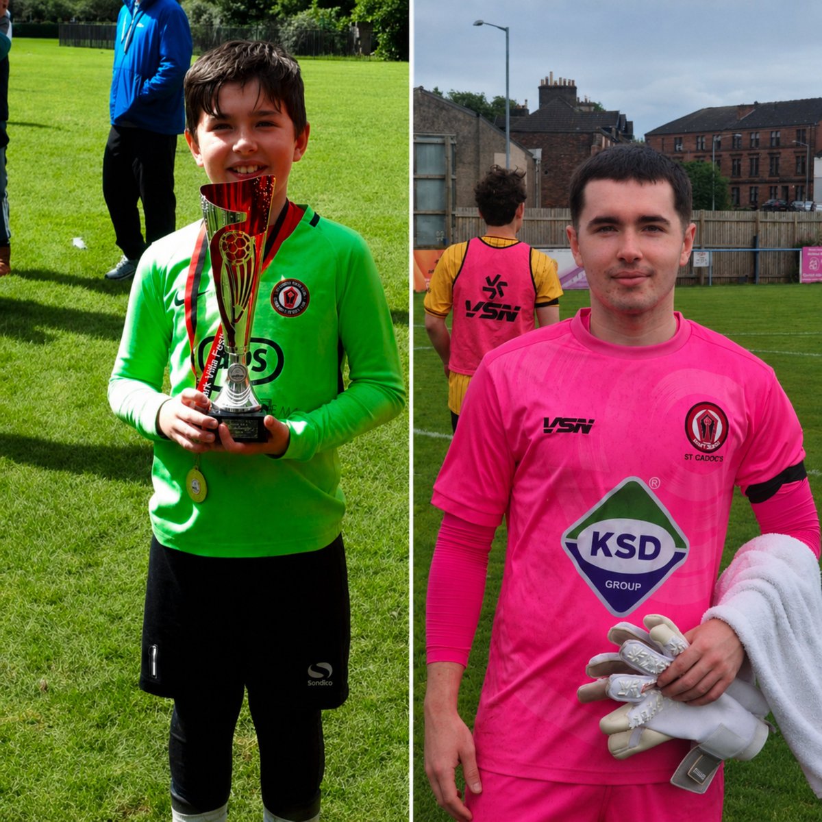 StCadocs_WOSFL's tweet photo. ๐๐ฒ๐ฟ๐ด๐๐ ๐๐ฎ๐ฐ๐ธ๐บ๐ฎ๐ป ๐งค
Young goalkeeper Fergus Jackman joined St Cadocโs in August 2014 and, 12 years later, at just 17 years of age, made his first start for our senior men's team against Arthurlie FC this afternoon.
Despite the 2-0 defeat, Fergus produced an outstanding performance between the sticks, making four or five vital saves throughout the match and showing maturity beyond his years.
A proud milestone for Fergus, his family, and everyone at St Cadocโs who has played a part in his development over the years. We look forward to watching his continued progress in the seasons ahead.
#MonTheCads | #PlayerPathway ๐ดโซ๏ธ