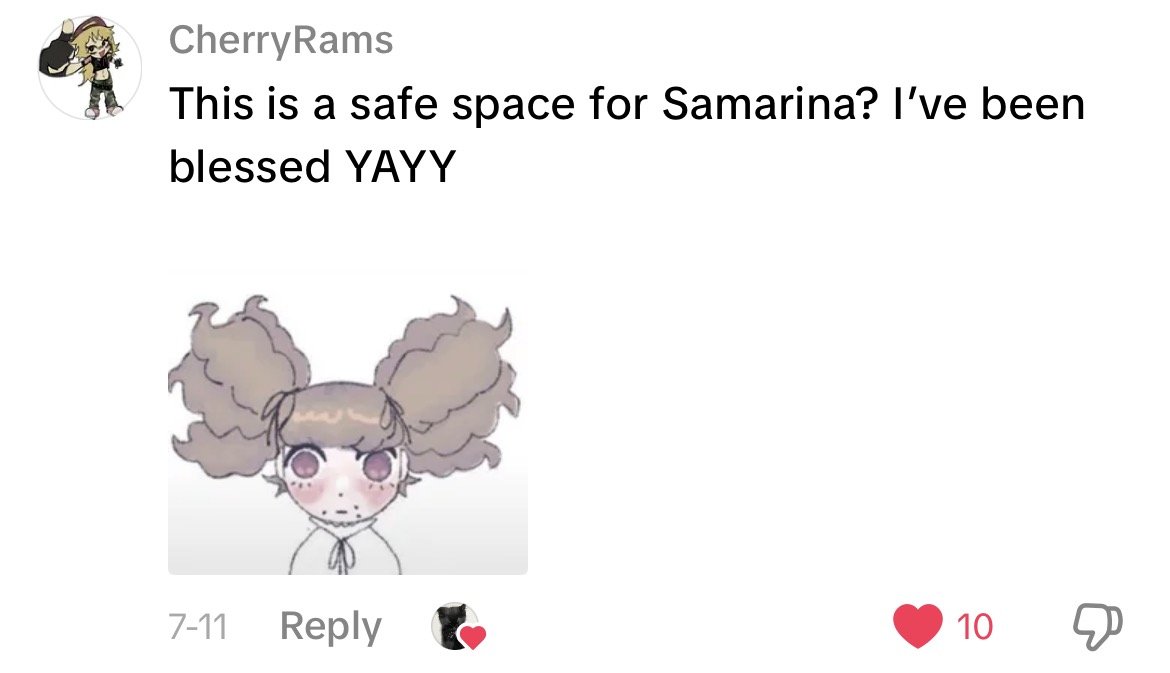 TORNIQET's tweet photo. seeing samarina shippers use my drawings as reaction pics is so cute like yes baby that was meant for you https://t.co/1i6PNuhiFs