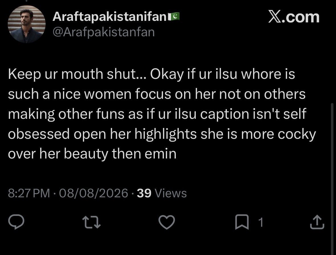 mhzshs2174's tweet photo. The moment you had to use a misogynistic slur against #IlsuDemirci you already lost the argument. You can dislike but disrespecting her and calling her “cocky” says more about you than her #arafta https://t.co/OrV8Rxm9fG