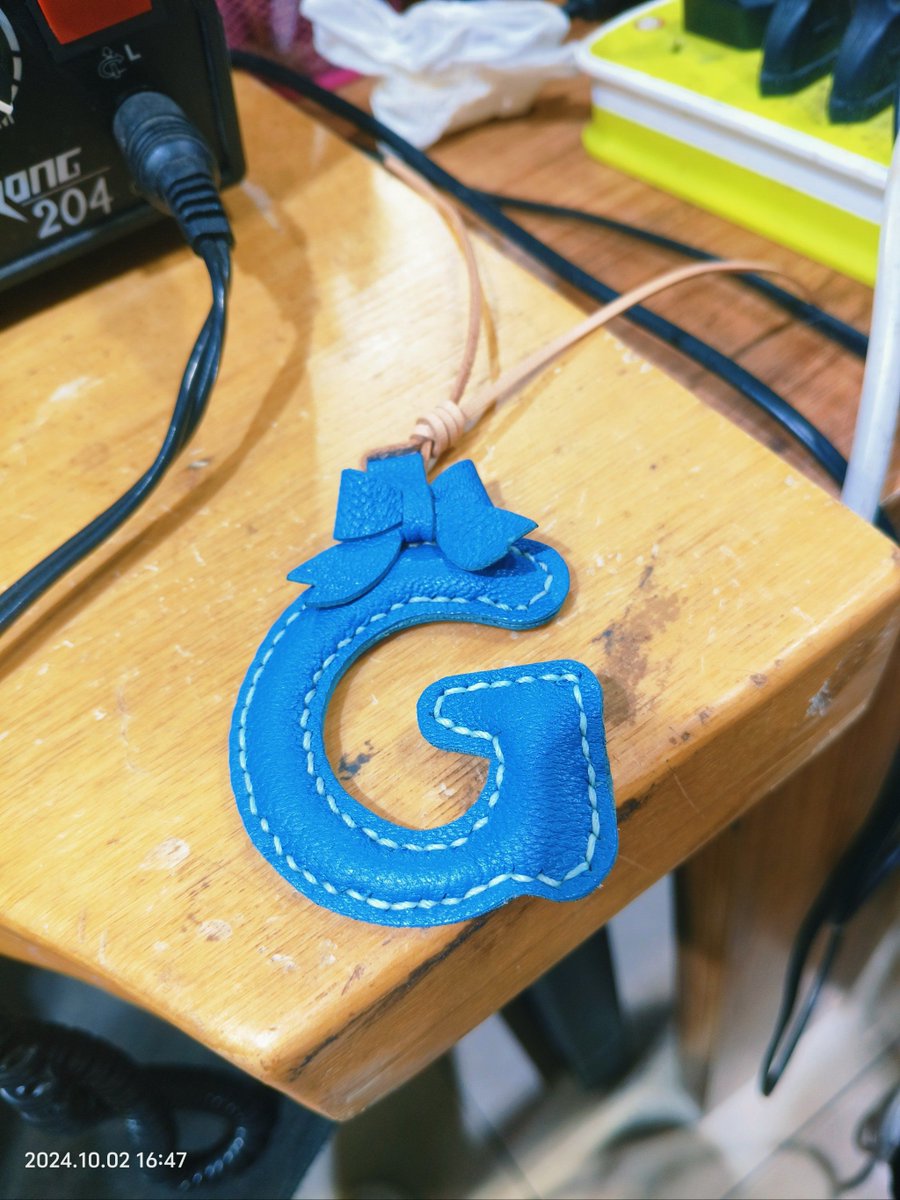 02Yarab's tweet photo. Just finished a cute upcycled fabric keychain!  Turned old clothes into a tiny, useful craft. Who else loves DIY small projects https://t.co/l0XN08rCTJ