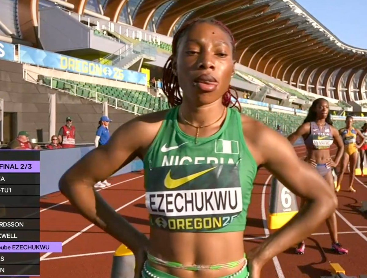matthew_aro's tweet photo. 9.81s split

C'mon that's unbelievable 
Another Stargirl

FAITH EZECHUKWU https://t.co/2DYaLWdURg