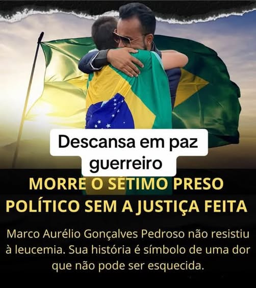 maze2216's tweet photo. Mais uma vítima do 08/01. Marco Aurélio tinha leucemia e estava preso sem o devido processo legal. Mas quem se importou? https://t.co/MdxZNBhSmB