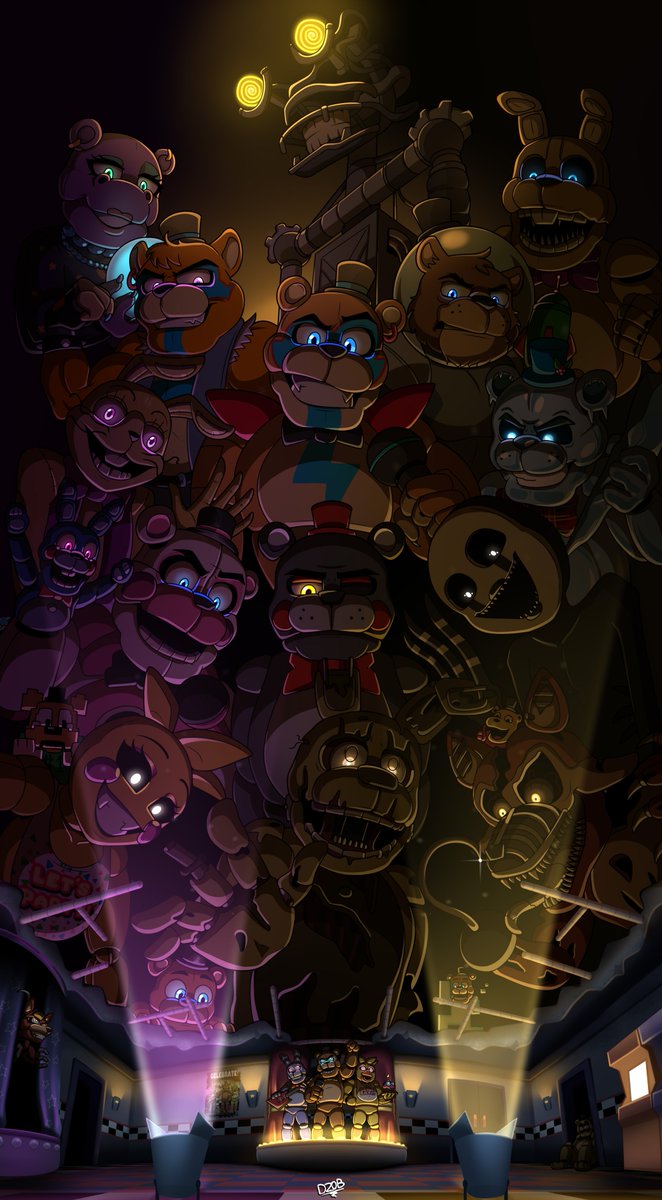Dino20bryan's tweet photo. "From a small idea, everything grows into a great franchise, and its legacy grows... Just like we do with it."

(Happy 12th Anniversary FNAF!! Thank you for being a part of my life!)
#FNAF https://t.co/jRaIWoCDSy