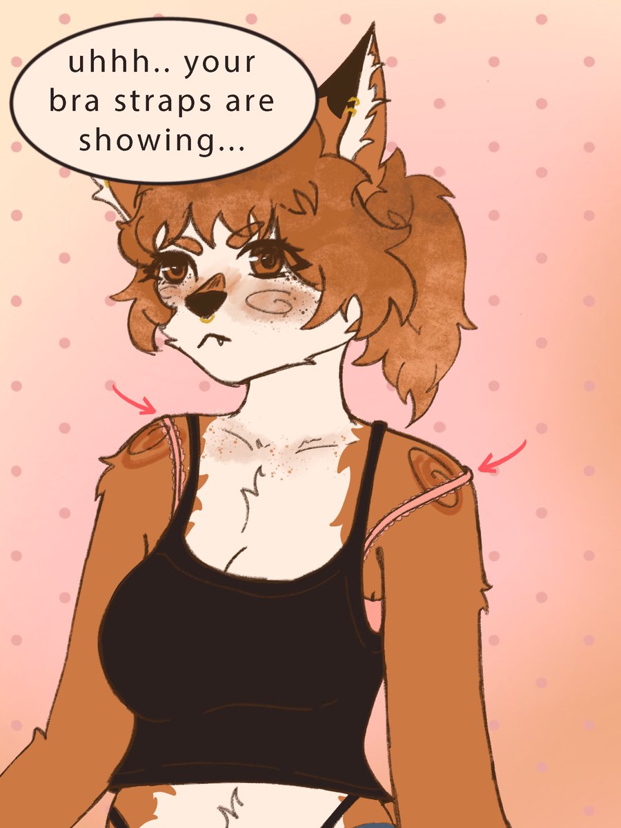foxofsoxart's tweet photo. bra straps! (1/2) https://t.co/O1DJxjIyZD