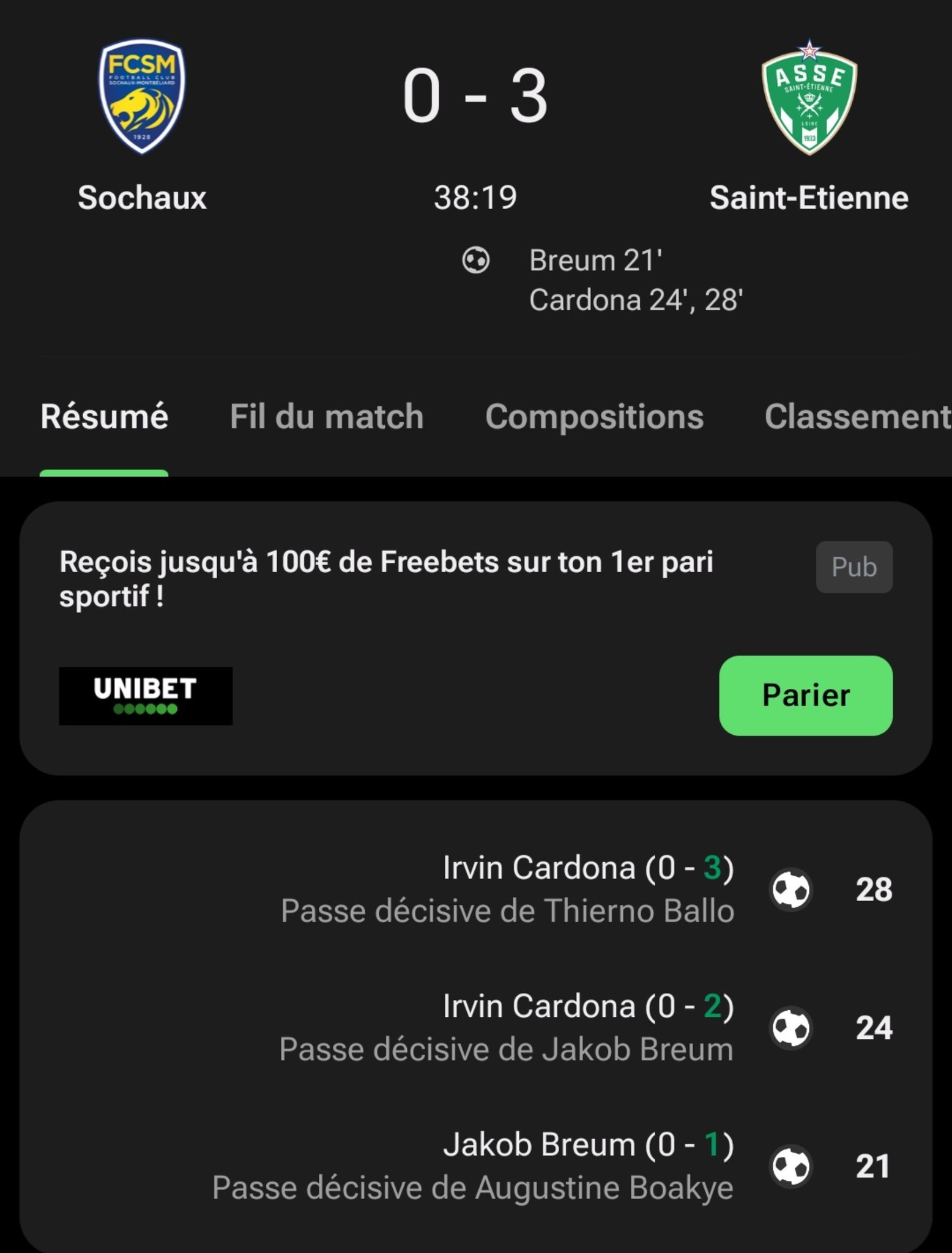 Wah Sainté n'est pas là pour rigoler cette saison....