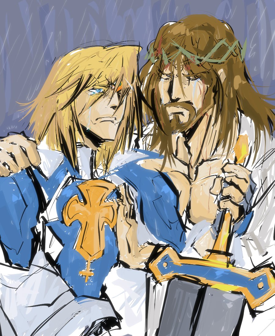 RyukargoX's tweet photo. "The Lord is near to the brokenhearted And saves those who are crushed in spirit."
#GUILTYGEAR #GG2 https://t.co/u1MbDtQEDE