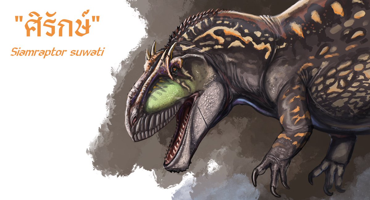 DTakeji's tweet photo. Siamraptor suwati
Needs to get this character idea out of my head
#paleoart #dinosaur https://t.co/HuPr88aLZF