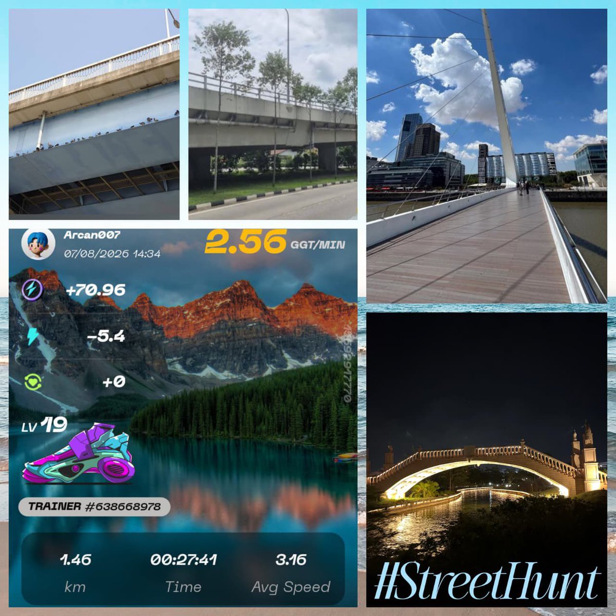 ArcaneS007's tweet photo. I really love these sitting pigeons  on the bridge 🧚🏻‍♂️🧚🏻‍♂️ little watchers of the city 😻 #STEPN #STEPNGO #StreetHunt #Bridges https://t.co/mDT0oG3XdA